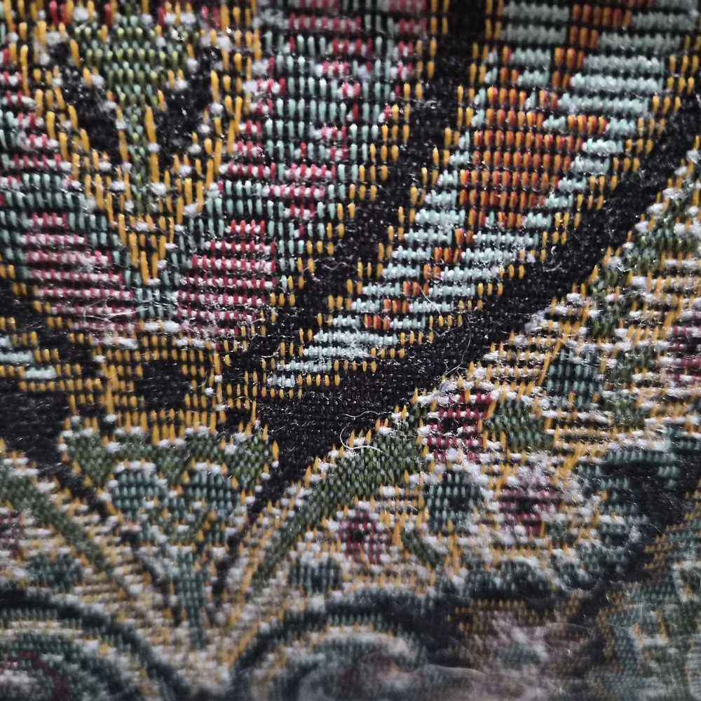Vintage Jordache Tapestry Multicolor Womans Duffel Bag Overnight Bag Never Used